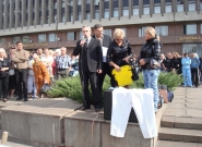 В центре Киева двигается колонна протестующих против принятия Налогового кодекса