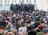 Львовские предприниматели вышли на митинг